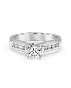 Propose Tonight Channel Set Diamond Engagement Ring