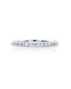 JB Star Mirco Pave Platinum Wedding Band 0134-147