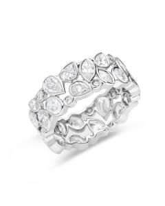 Robert Procop Platinum Multi Cut Diamond Eternity Ring 125640