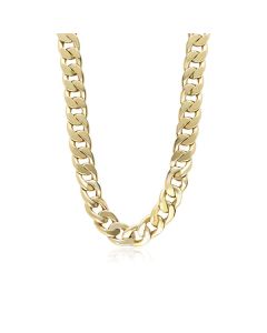 James Free 14k Yellow Gold Cuban Link 10MM Link Chain