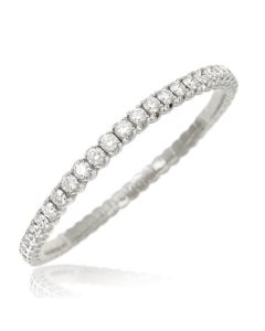 Picchiotti Xpandable Bridal 18K White Gold and Diamond Bracelet 