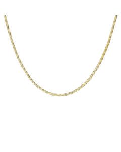 James Free 14K Yellow Gold 1.6mm Snake Chain Necklace 18" Long