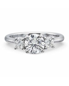 Precision Set New Aire Collection Three Stone Diamond Engagement Ring 202018W
