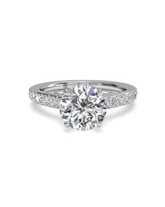 Ritani Bella Vita French Set Diamond Engagement Ring Setting