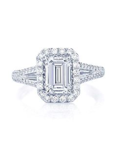 JB Star Emerald Cut Diamond Engagement Ring 5250-008