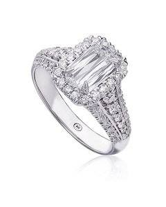 Christopher Design L'Amour Diamond Halo Engagement Ring L126-060