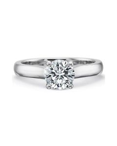 Prescision Set 18K White Gold Solitaire Engagement Ring Setting 720318W