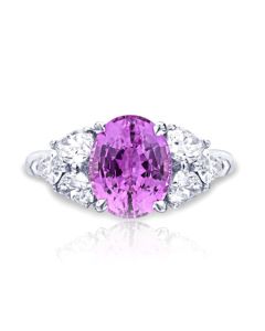 JB Star Diamond and Pink Sapphire Cocktail Ring 7390-002