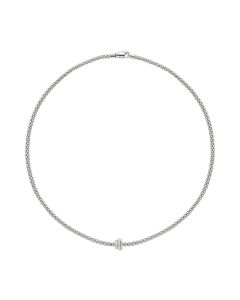 FOPE Flex'it 18K White Gold Necklace 744C PAVE-W