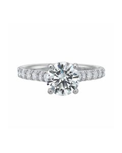 Precision Set Classic Collection 18K White Gold Diamond Semi-Mount