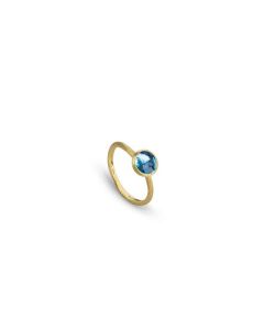 Marco Bicego Jaipur Color Yellow Gold Blue Topaz Ring AB471 TP01 Y 02 small