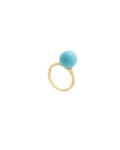 Marco Bicego Africa Boules 18K Yellow Gold and Turquoise Ring AB614 TU Y 02 small