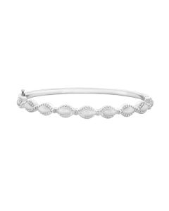 Charles Krypell Silver Nine Silver Marquee Station Bracelet