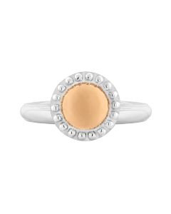 Charles Krypell Sterling Silver Round Fire Fly Ring 3-6970-FFSP