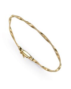 Marco Bicego Marrakech Yellow Gold Stackable Twist Bangle Bracelet BG337Y
