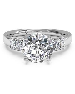 Ritani Classic Trellis Five Stone Diamond Engagement Ring