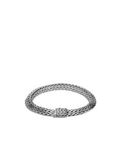 John Hardy Men's Tiga Classic Chain 8mm Chain Sterling Silver Pusher Clasp Bracelet BM90506