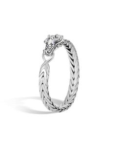 BMS65115221BSPX John Hardy Men's Sterling Silver and Blue Sapphire Legend Naga Bracelet