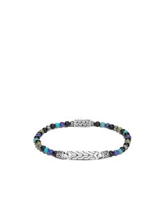 John Hardy Men's Classic Chain Station Bead Silver Bracelet 
