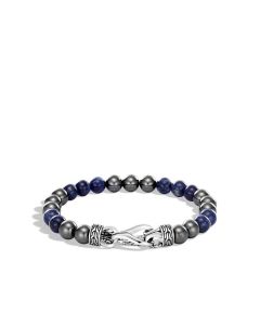 John Hardy Men's Asli Classic Chain Link Bead Silver Bracelet 