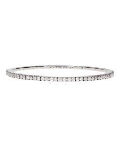 Roberto Demeglio "Exstensible" 18K White Gold Stretch Diamond Tennis Bracelet BTE65DB