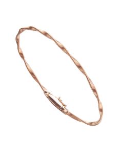 Marco Bicego Marrakech Rose Gold Stackable Twist Bangle Bracelet BG337 R