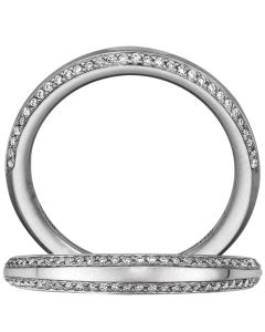 Ritani Pave Diamond Split Shank Band