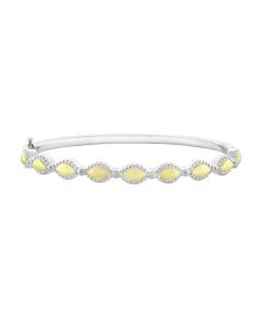 Charles Krypell Two Tone Nine Station Bracelet