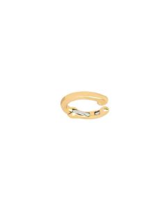 EF Collection 14K Yellow Gold Cartilage Ear Cuff (No Piercing) EF-60146G-S-113672