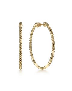 Gabriel & Co. 14K Yellow Gold 40mm Bujukan Classic Hoop Earrings EG13930Y4JJJ