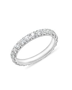 Memoire Odessa Diamond 18K White Gold Eternity Band EROD247