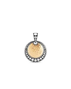 John Hardy Women's Dot 18K Yellow Gold & Sterling Silver Hammered Round Enhancer HZ30071