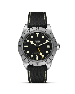 TUDOR Black Bay Pro39 mm steel case, Hybrid rubber and leather strap M79470-0003