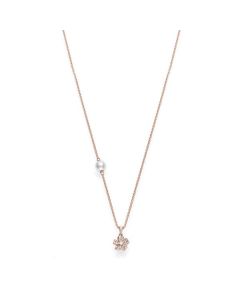 Mikimoto 18K Rose Gold Diamond Cherry Blossom Pendant MPA10302ADXZ
