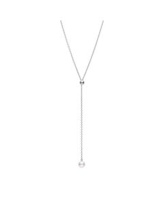 Mikimoto 18K White Gold Akoya Lariat Necklace MPQ10102AXXW