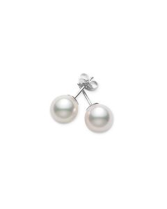 Mikimoto Akoya Pearl Stud Earrings PES701W