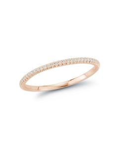 Dana Rebecca 14K Rose Gold Slim Diamond Eternity Ring R1489-ROSE