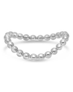 18kt White Gold Band