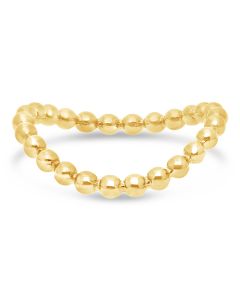 18k Yellow Gold Band Front