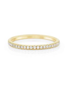 Momenti 14K Yellow Gold Diamond Band 