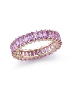 Dana Rebecca 14K Rose Gold Pink Sapphire Kristyn Kylie Ring R705-ROSE-7 small