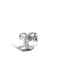 John Hardy Legends Naga Silver Ring 