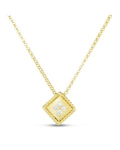 Roberto Coin 18K Yellow Gold Palazzo Ducale Diamond Pendant Necklace
