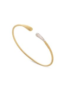 Marco Bicego Lucia 18K Yellow Gold and Diamond Kissing Cuff SB109 B YW Q6 small