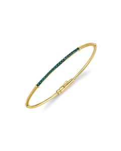 Sloane Street Yellow Gold Blue Diamond Bracelet SS-B025E-BDBR-Y