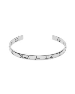 Gucci Blind for Love 6mm Cuff Bracelet in Sterling Silver YBA455242001

