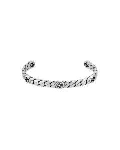 Gucci Sterling Silver Interlocking G 5 Station Bracelet