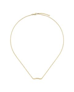 Gucci 18K Yellow Gold Link To Love Bar Necklace 