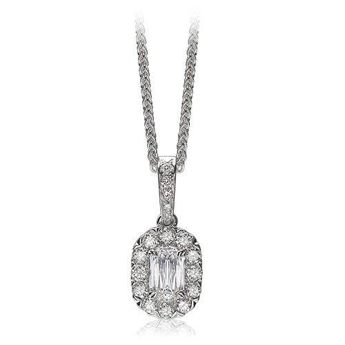 Christopher Design L'Amour Collection Diamond Halo Pendant L109P-033