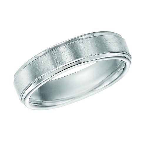 James Free 6MM Tungsten Comfort Fit Beveled Edge Men's Band